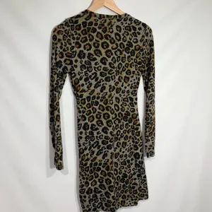 Francesca's June & Ivy Tammy Ruched Leopard Luxe Mini Dress Medium Night‎ Out thumbnail 10