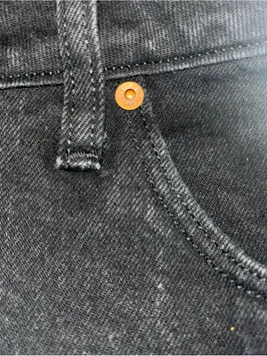 Abercrombie & Fitch Women's Straight Dark Blue Jeans thumbnail 9
