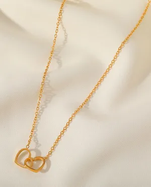 Stainless steel necklace Gold thumbnail 1
