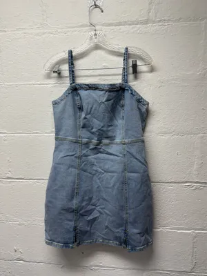 Aeropostale Denim Square-Neck Slim Dress thumbnail 2