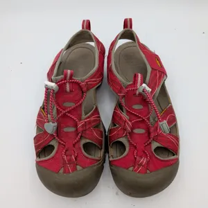 Keen Venice H2 Womens 10 Red Gray Waterproof Sport Hiking Sandals 1008473‎ thumbnail 4