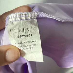 Elliatt Marissa One Shoulder Gown Lavender Purple Women's size L thumbnail 5