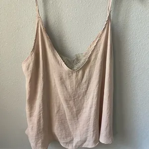 Free People pink lace camisole thumbnail 1