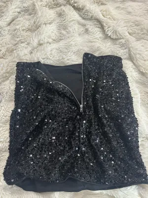 sparkly skirt Black thumbnail 3
