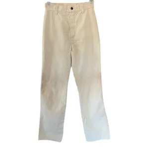 Stuffed Jeans Pale Yellow Corduroy Straight Leg Pants Size 9 Vintage (modern XS) thumbnail 2