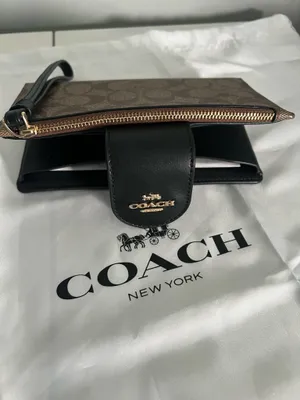 Coach Rowan Satchel Bag With Signature Canvas Detail And Wallet thumbnail 8