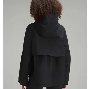 Lululemon RepelShell Cinch Back Rain Jacket Waterproof Windproof Velour Lined 12 thumbnail 2