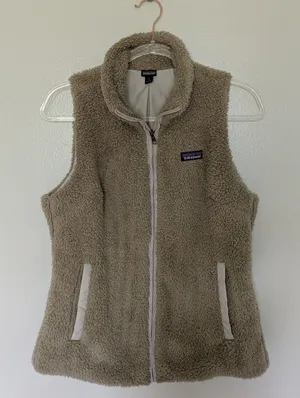 Patagonia Los Gatos Full Zip Fleece Vest 25216 El Cap Khaki Medium thumbnail 1