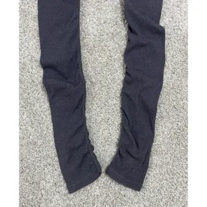 Alo Yoga Goddess Ribbed Leggings Black Charcoal Colorblock Size M thumbnail 9