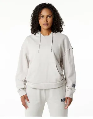 Women’s Terry Oversized Hoodie - Moonstone,Size Medium thumbnail 1