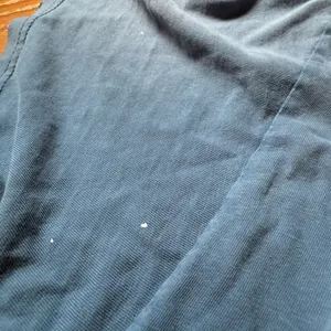 Dirty Bleach Gucci Patch Distress Oversized Shirt Blue Size XL thumbnail 6
