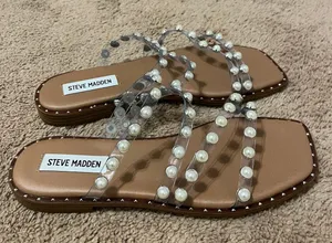 Steve Madden Pearl Studded Skyler Sandal thumbnail 2
