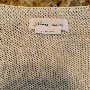 Lovers and + FRIENDS women's S Small sweater ivory Delicate cardigan Revolve thumbnail 10