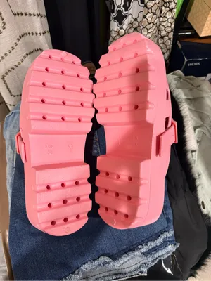 Platform Clog Slide Pink Women's Slip On Shoe Size 8 thumbnail 7