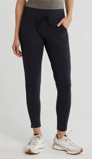 Free People Movement Solid Never Better Jogger- Black  thumbnail 1