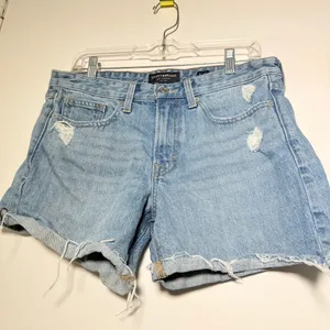 Lucky Brand Light Blue Distressed Denim Shorts Sz 6/28 thumbnail 2