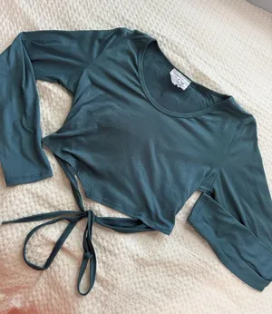 Open Back Long Sleeve Top thumbnail 1