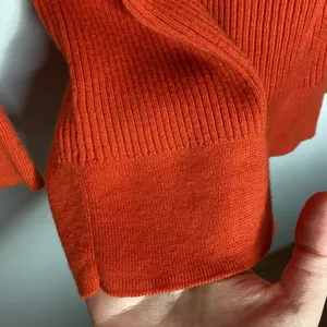 Lauren Ralph Lauren cotton v-neck 3/4 sleeve ribbed knit sweater size XL thumbnail 7