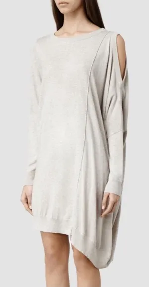 All Saints Sago Dress Silk Cotton Blend Size 6 thumbnail 1