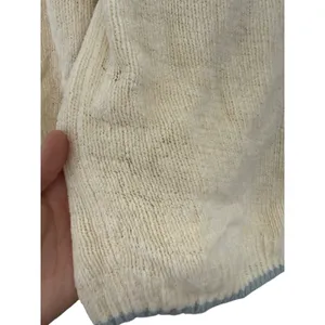 VTG 90s Crazy Horse Wool Rabbit Fairisle Sweater Womens M Cream Grandma Heritage thumbnail 8