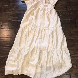 Forever 21 ivory color maxi dress size XLarge boho thumbnail 3