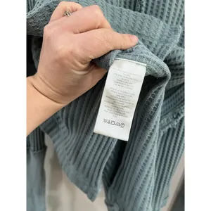 We The Free Raymond Waffle Knit Thermal‎ Tunic Oversized Boho Layer Top S thumbnail 8