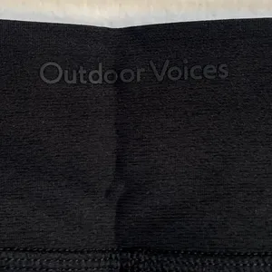 NWT Outdoor Voices Warmup 10" Bike Shorts‎ in Black thumbnail 4
