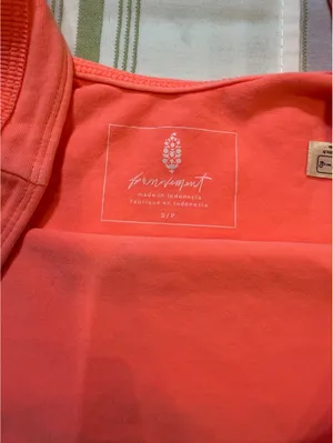 FP Movement Coral Pink Crop Tank Top Size S thumbnail 2