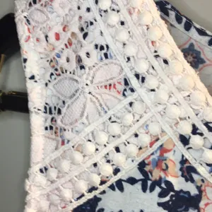Carolyn Taylor floral tank top with lace L thumbnail 5