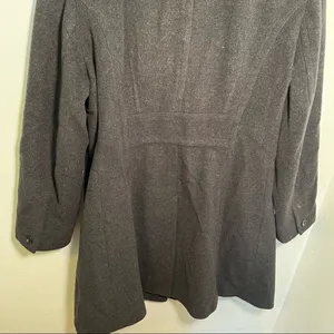 Anne Klein Sport Women's Size XL Peacoat Dark Charcoal Gray Button Down Pockets thumbnail 11