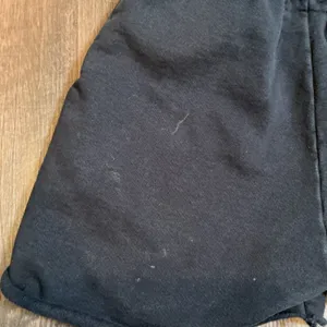 Shadow Hill Graphic Fleece Sweat Shorts Black Teal Blue Raw Hem Small Streetwear thumbnail 5