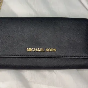 Michael Kors Jet Set Travel Saffiano Leather Smartphone Chain Wallet Crossbody thumbnail 5