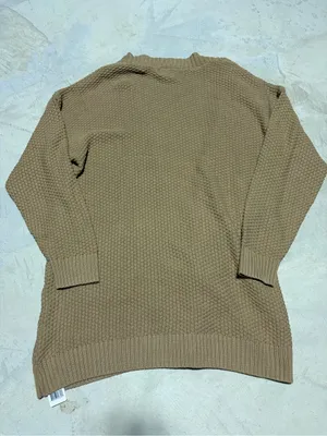 GAP NWT Open-Front Chunky Knit Cardigan taupe XL MSRP$80 thumbnail 7