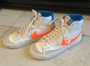 Nike Blazer Mid 77 Sail Total Orange thumbnail 4