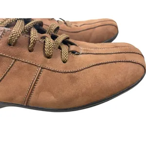 Easy Esprit Women’s Brown Soft Suede Lightweight Tie Casual Loafer Shoes 10M thumbnail 3