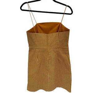Style Rack Large‎ Brown White Plaid Mini Slip Dress Y2K 90's Clueless Babydoll thumbnail 2
