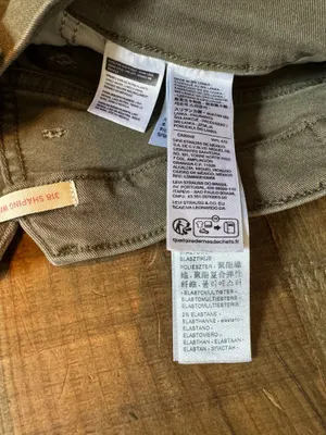 Levi’s 318 SHAPING WIDE LEG 27 green women’s jeans thumbnail 3