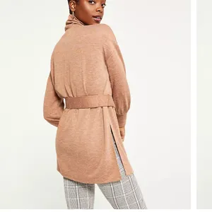 Ann Taylor Turtleneck Belted Tunic Top J thumbnail 2