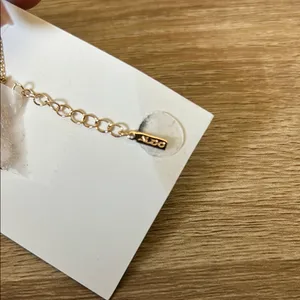Aldo Gold Dainty Necklace with Sparkling Pendant thumbnail 3