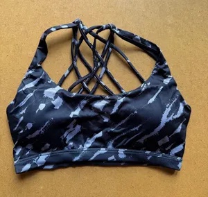 Women's Black and Grey Sport Bra Size Small #260282 thumbnail 1