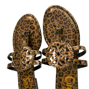 Circus by Sam Edelman Cherri Cheetah Leopard Animal Print Thong Sandals Size 9.5 thumbnail 7