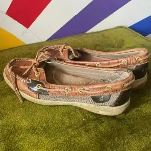 Leather Sperry‎ Top Sider Boat Shoes Loafers Size 7 GUC! thumbnail 4