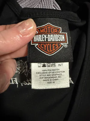 Harley Davidson Black Widow Port Charles Florida Tank Size Medium thumbnail 7