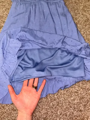 Blue Mini Dress Tillys thumbnail 5