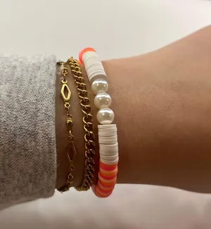 Sunkissed Pearl Handmade Bracelet thumbnail 1