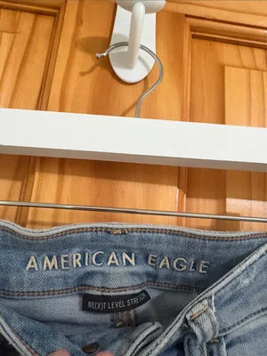 American Eagle Next Level Stretch High-Rise Distressed Jegging Jeans Size 0 thumbnail 4