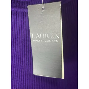 Lauren Ralph Lauren XL Purple Pleated Georgette Long Sleeve Blouse Classic New thumbnail 11