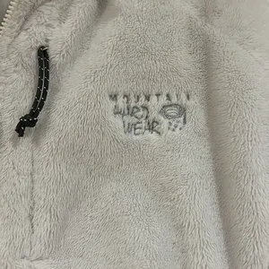Mountain Hardwear Monkey‎ Fleece Jacket white size medium hooded thumbnail 3