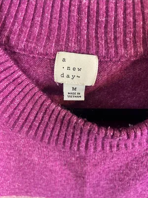 a new day Multi-Striped Crewneck Sweater in Pink, Beige & Blue | Medium thumbnail 3