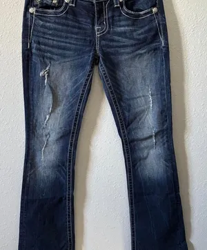 Miss-me Women's Blue and Navy Jeans thumbnail 1
